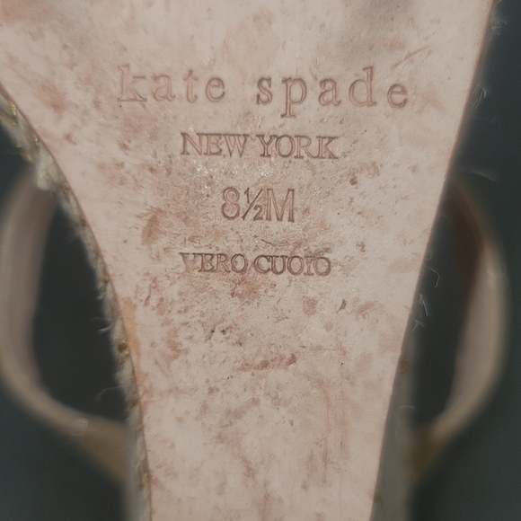 Kate Spade Sandals Sz 8.5 - Picture 6 of 7